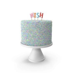 Multicolored Wish Cake.H03.2k